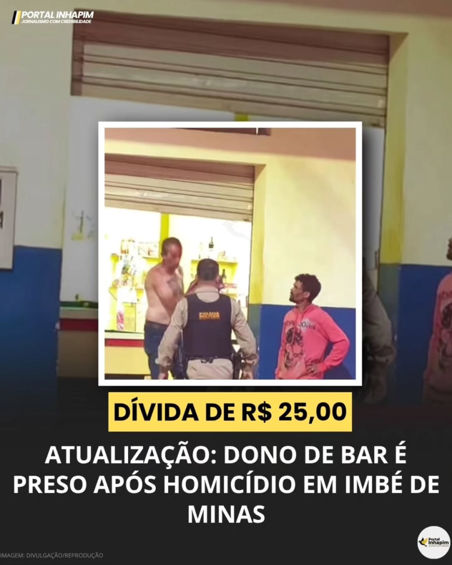 CASO ALEX DO LAMBRETA: DONO DE BAR É PRESO APÓS HOMICÍDIO EM IMBÉ DE MINAS